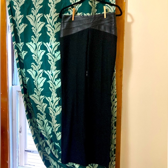 BCBG Leather Contrast Flares - Picture 1 of 5